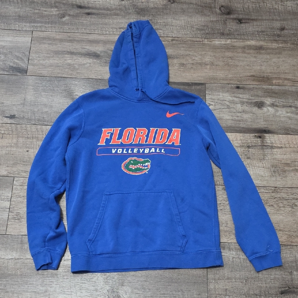 Nike Men's Florida Gators Game Royal Club Fleece Arch Pullover Hoodie